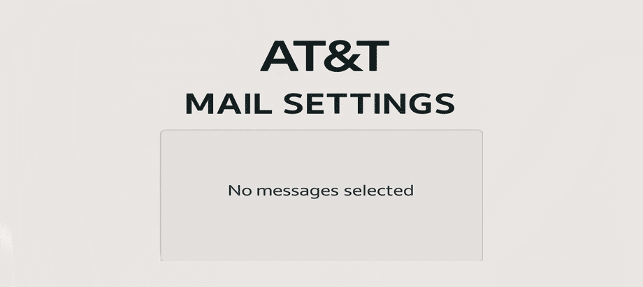 ATT Mail Settings