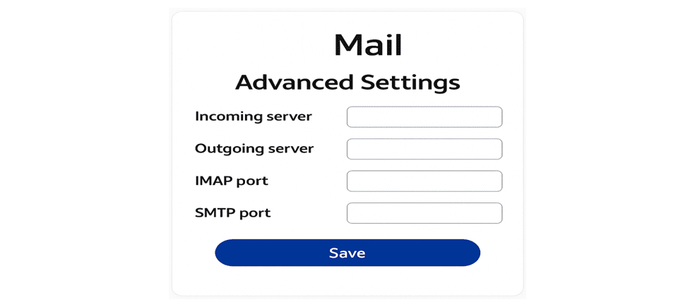 Advanced ATT Mail Settings