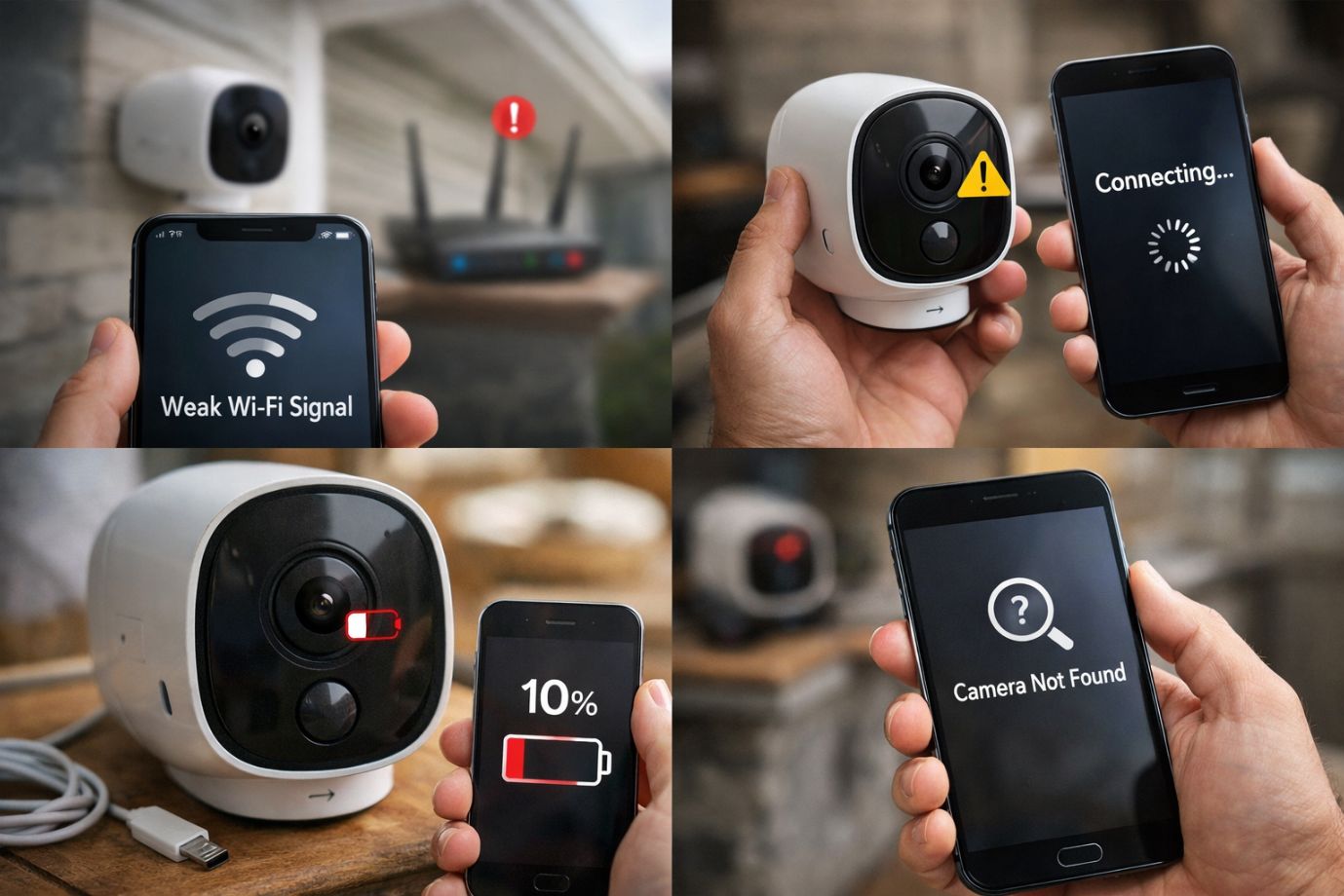 Common Wireless Security Camera Set up Problems and Fixes