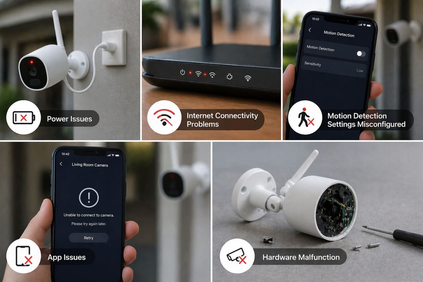Common Reasons Your Wireless Security Camera System Is Not Recording