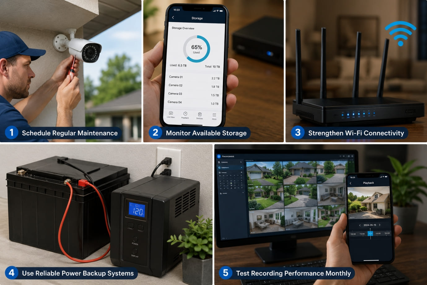 How to Prevent Future Security Camera Recording Issues