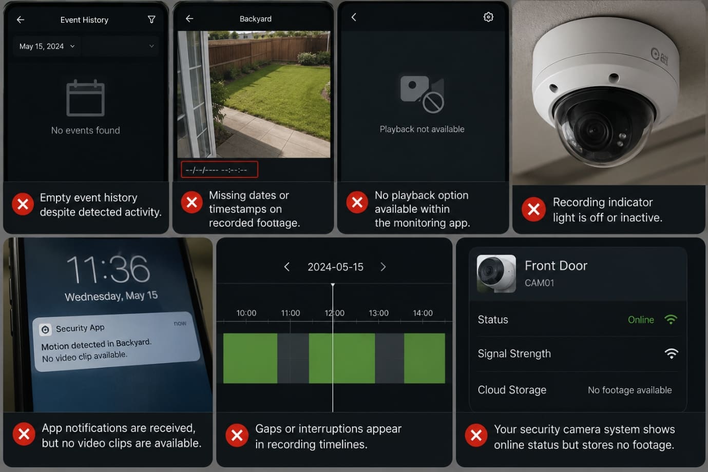 Signs Your Security Camera System Has Stopped Recording